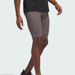 Adidas Padded Cycling Shorts Size XS Gray Charcoal Tights IP2702 NWT $130